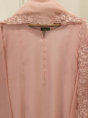 3 Piece - Pure Embroidered Cotton Net Suit S114502