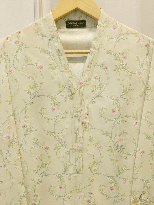 2 Piece - Embroidered Cambric Suit S114703