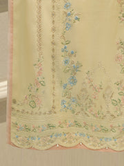3 Piece - Pure Khaddi Silk Embroidered  Suit S114762