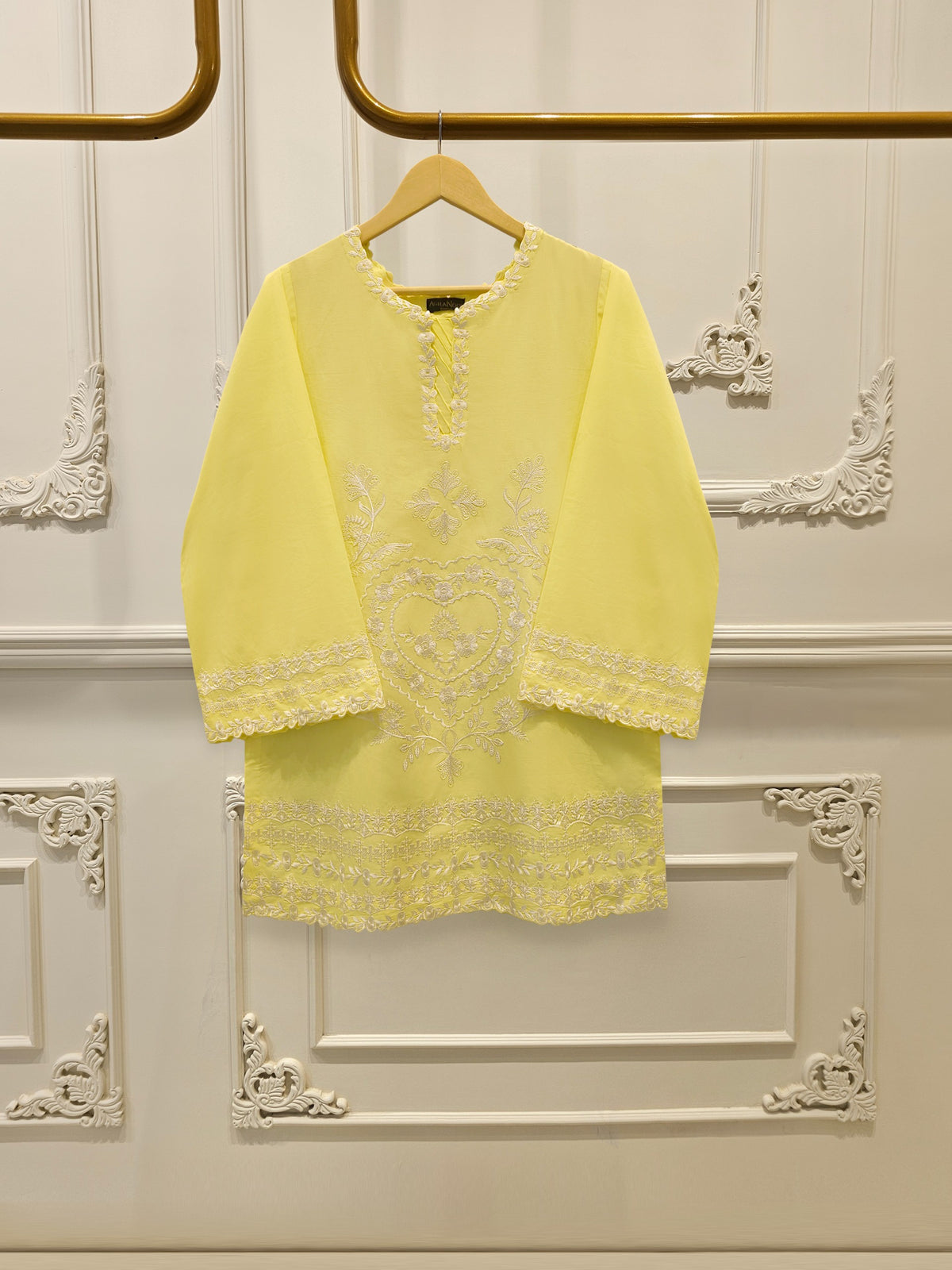 2 Piece - Embroidered Cambric Suit S114945