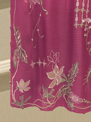 3 Piece - Pure Embroidered Cotton Net Suit S114934