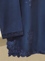 3 Piece- Pure  Shisha Silk Embroidered Suit S114947