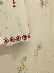 2 Piece - Embroidered Kora Cotton Suit WS00347
