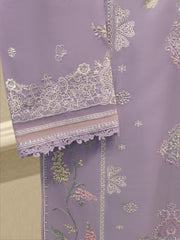 3 Piece - Embroidered Khadi Silk Suit WS00394
