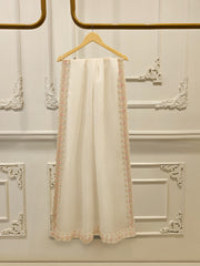 3 Piece- Pure  Shisha Silk Embroidered Suit S115086