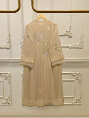 3 Piece - Embroidered Khadi Silk Suit WS00395