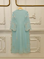 3 Piece - Pure Khaddi Silk Embroidered  Suit S115136