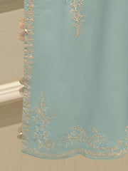 3 Piece - Pure Khaddi Silk Embroidered  Suit S115136