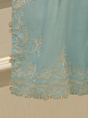 3 Piece - Pure Khaddi Silk Embroidered  Suit S115136