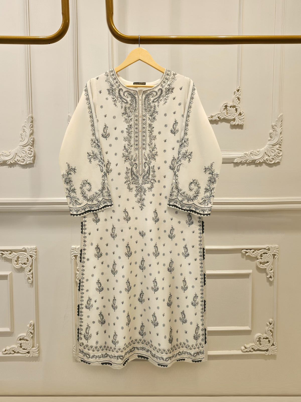 2 Piece - Embroidered Kora  Cotton Suit S115175