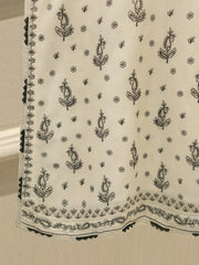 2 Piece - Embroidered Kora  Cotton Suit S115175