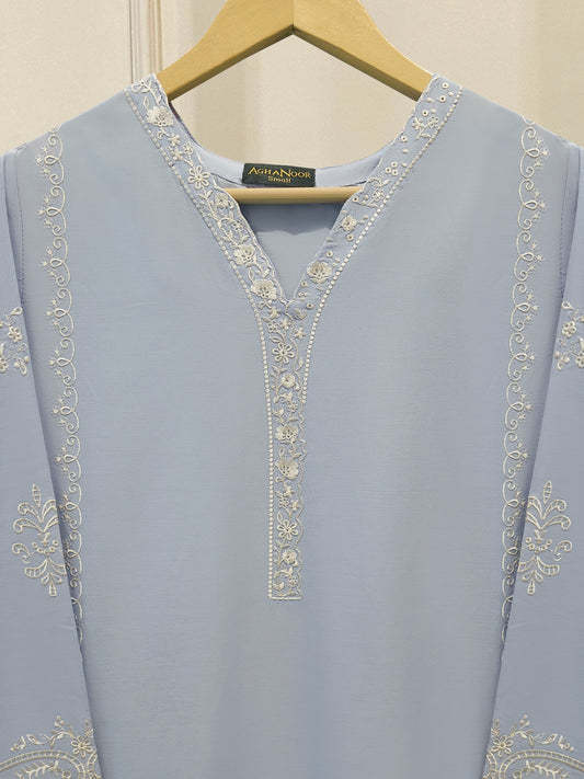 2 Piece - Embroidered Cambric Suit S115199