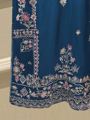 3 Piece - Pure Khaddi Silk Embroidered  Suit S115237