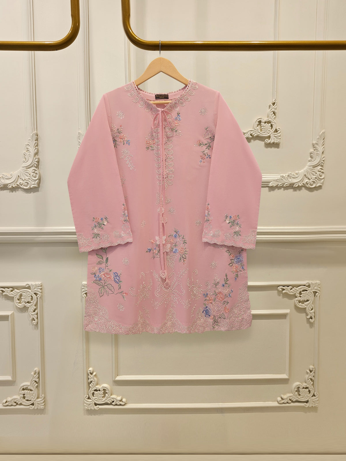 2 Piece - Embroidered Cambric Suit S115238