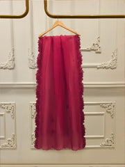 3 Piece - Pure Organza Embroidered Suit S115248