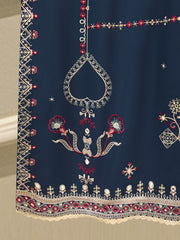 3 Piece - Embroidered Cambric Suit S115249