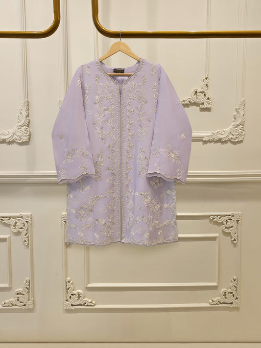 2 Piece- Pure Sheesha Silk Embroidered Suit S115245