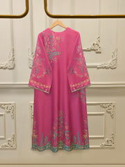 2-Piece Pure Printed Silk Suit with Khadi Silk Pants S115259