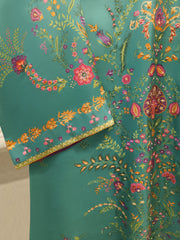 2-Piece Pure Printed Silk Suit with Khadi Silk Pants S115262