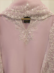 3 Piece- Pure  Sheesha Silk Embroidered Suit S115292