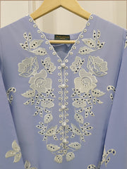 2 Piece - Embroidered Cambric Suit S115296