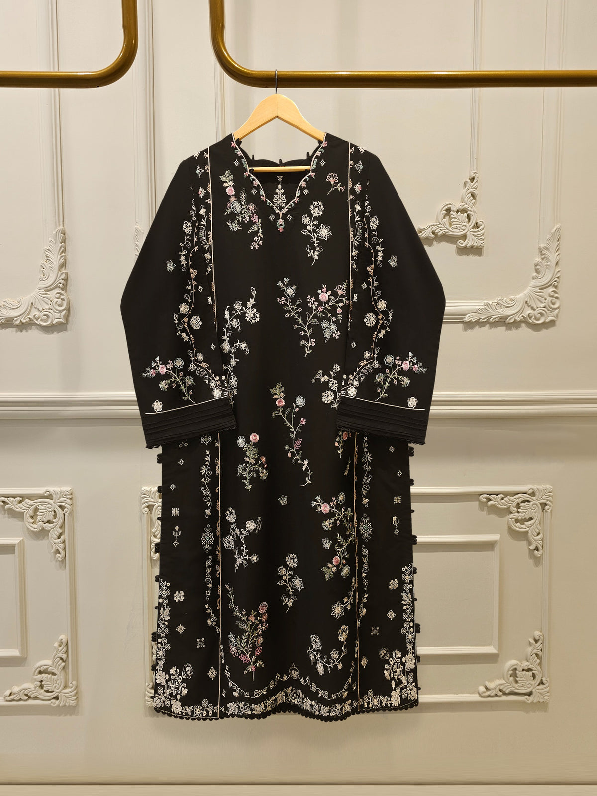 2 Piece - Embroidered Cambric Suit S115327