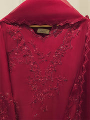 3 Piece - Embroidered Khadi Silk Suit WS00410