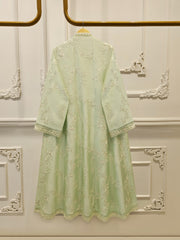 3 Piece- Pure  Sheesha Silk Embroidered Suit S115344