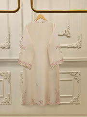 3 Piece- Pure  Sheesha Silk Embroidered Suit S115345