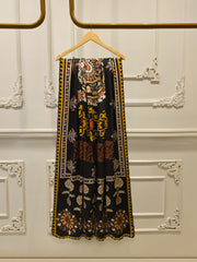 3 Piece- Pure  Sheesha Silk Embroidered Suit S115364