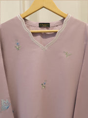 2 Piece - Embroidered Cambric Suit S115354