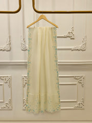 3 Piece- Pure  Sheesha Silk Embroidered Suit S115406