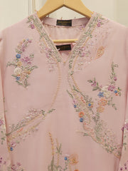 2 Piece - Pure Khaddi Silk Embroidered  Suit S115401