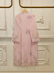 2 Piece - Pure Khaddi Silk Embroidered  Suit S115401