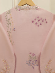 2 Piece - Pure Khaddi Silk Embroidered  Suit S115401