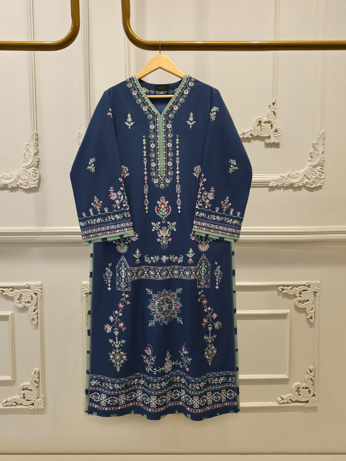 2 Piece - Embroidered Cambric Suit S115396