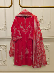2 Piece - Embroidered Cambric Suit S115412