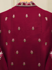 3 Piece- Pure Korean Silk Embroidered Suit S115414