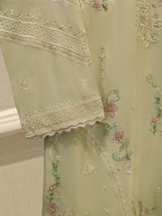 3 Piece - Pure Khaddi Silk Embroidered  Suit S115427