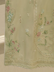 3 Piece - Pure Khaddi Silk Embroidered  Suit S115427