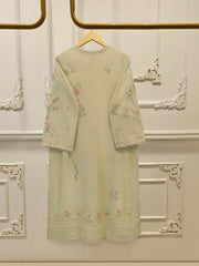 3 Piece - Pure Khaddi Silk Embroidered  Suit S115427
