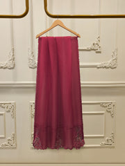 3 Piece - Embroidered Khaddi Silk Suit WS00414