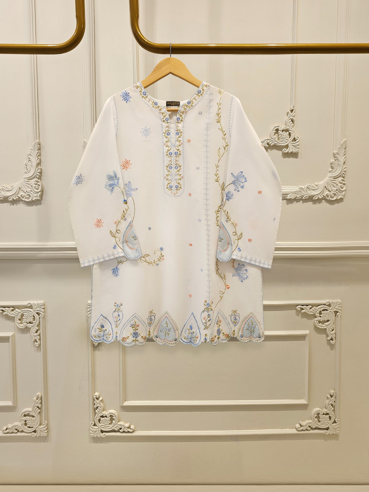 2 Piece - Embroidered Cambric Suit S115382