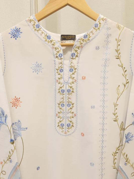 2 Piece - Embroidered Cambric Suit S115382