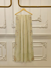 3 Piece- Pure  Sheesha Silk Embroidered Suit S115416