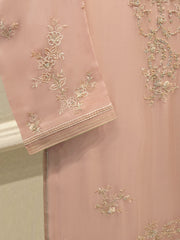 3 Piece - Pure Embroidered Chiffon Suit S115541