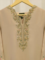2 Piece- Pure Sheesha Silk Embroidered Suit S115563