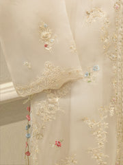 2 Piece - Pure Organza Embroided Suit WS00415