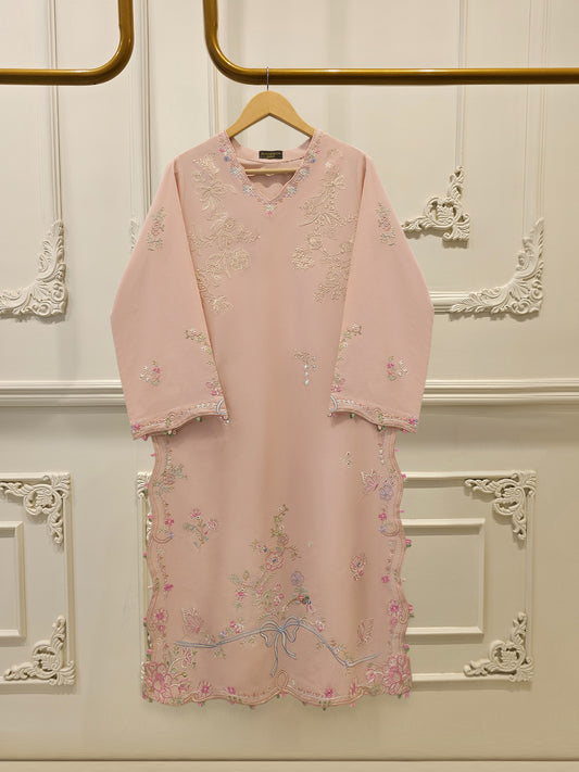 2 Piece - Embroidered Cambric Suit S115573