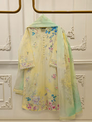 2 Piece - Digital printed Cambric Suit S115574